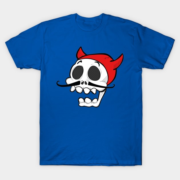 Devil skull T-Shirt by amramna